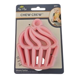 NEW Itzy Ritzy Silicone Baby Teether Toy BPA Free Cupcake 🧁Shower Gift